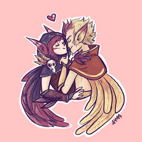 ArtStation - Xayah and Rakan fanart