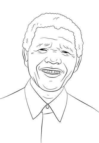 Nelson Mandela coloring page | Free Printable Coloring Pages | Mandela drawing, Nelson mandela ...