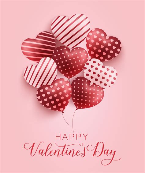 Happy valentine's day wallpaper 1961877 Vector Art at Vecteezy