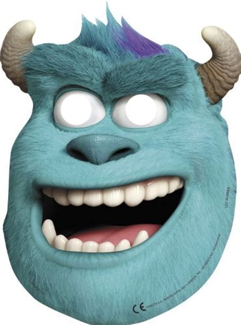 Monsters Inc Monsters University Party Sully Face Masks x 6 by Monsters ...