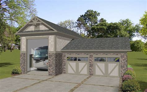 Craftsman RV Garage - 20131GA | Architectural Designs - House Plans