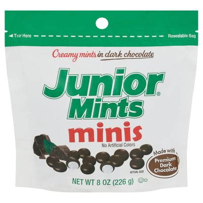 Junior Mints - Junior Mints, Creamy Mints, in Dark Chocolate, Minis (8 ...