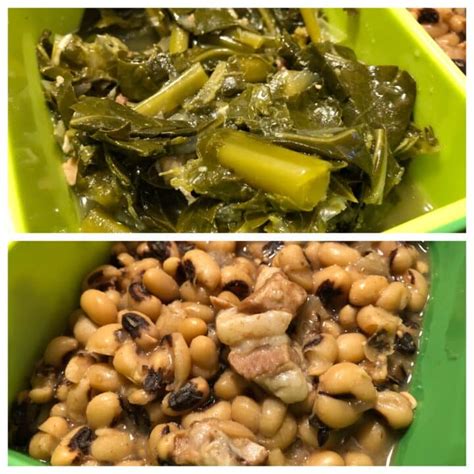 Instant Pot Black-Eyed Peas and Collard Greens - Pressure Luck Cooking