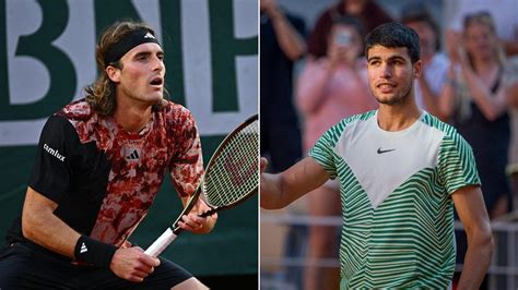 Carlos Alcaraz vs Stefanos Tsitsipas 2023 French Open Quarterfinals Preview