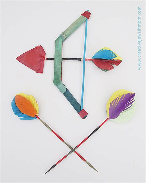 Popsicle Stick Bow With Skewer Arrows! - creative jewish mom