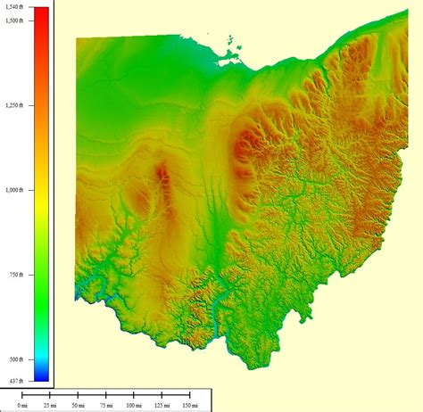 31 Topographic Map Of Ohio - Maps Database Source