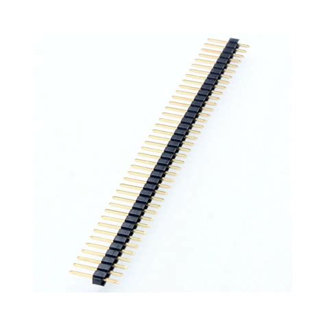 Probots 40 x 1 Male Header Pins - Straight Pitch 2.54mm Length 10mm Buy Online India