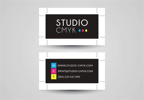 Free Business Card Vector Design For Printery - Download Free Vector Art, Stock Graphics & Images