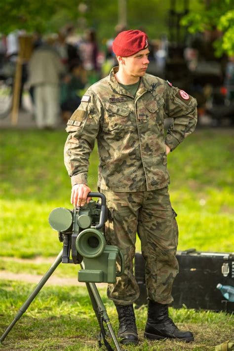 Polish Soldier during Demonstration of the Military and Rescue ...