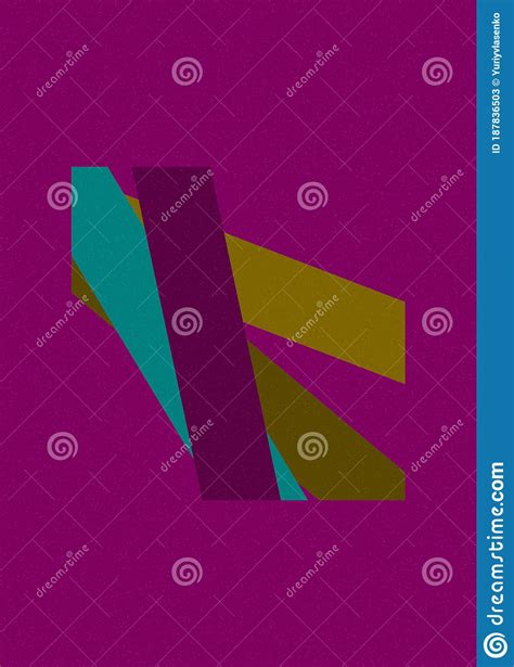 Teal Blue Color Crossing Lines Generativeart Style Colorful Illustration Stock Vector ...