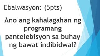 Dokumentaryong Pantelebisyon | PPT