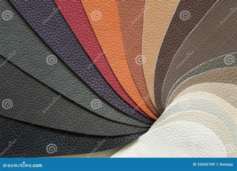 Leather samples stock image. Image of leather, sampler - 33042709