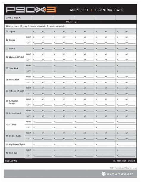 P90X Shoulders And Arms Worksheet Big Algebra 2 Worksheets — db-excel.com