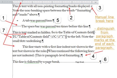 What are non printing characters in word - worldofkop