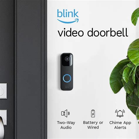 Blink Video Doorbell | Two-way audio, HD video, motion and chime app alerts and Alexa enabled ...