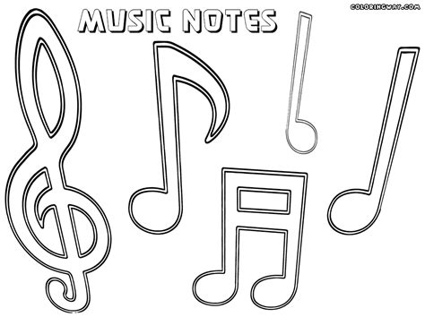 Coloring Pages | Music Notes Coloring Pages