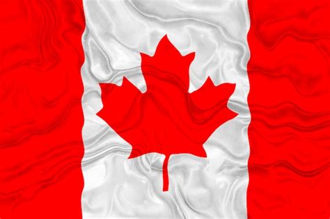 Premium Photo | National flag of canada background with flag of canada