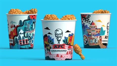 KFC Bucket Packaging Design Celebrating 600 Restaurants Across India ...