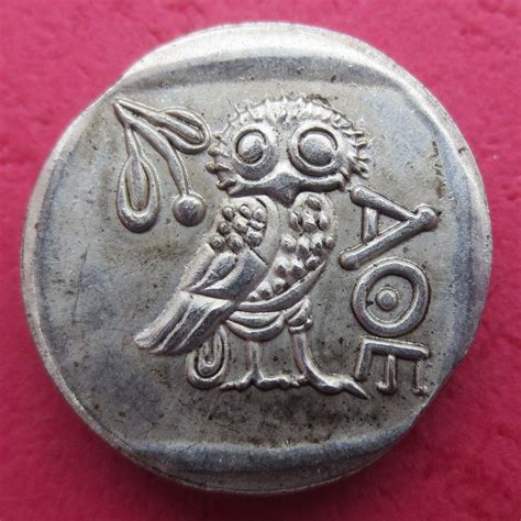 G(02)Ancient Athens Greek Silver Drachm Atena Greece Owl Drachma copy ...