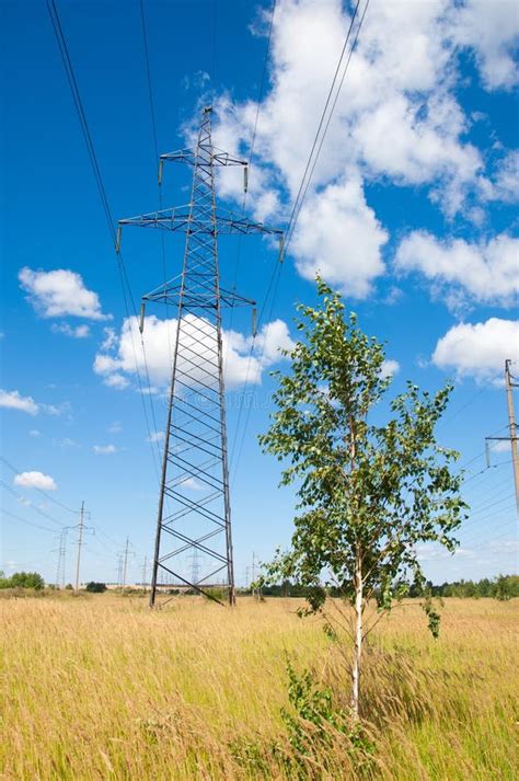 Power Lines. Pylon and Transmission Power Line Stock Photo - Image of cable, equipment: 122293350