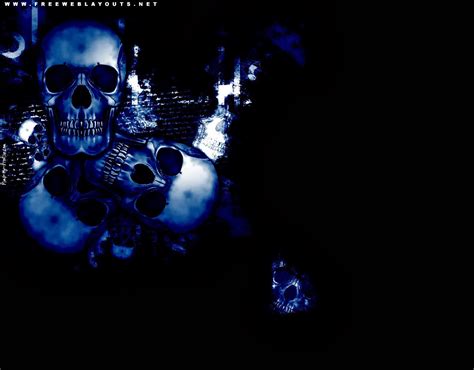 🔥 [70+] Blue Skull Wallpapers | WallpaperSafari