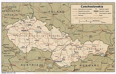 Czech Republic Maps - Perry-Castañeda Map Collection - UT Library Online