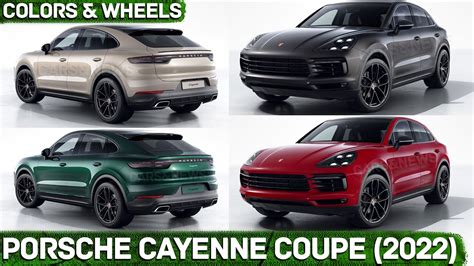 2022 Porsche Cayenne Coupe - Colors & Wheels - YouTube