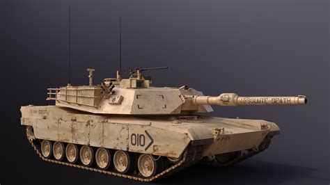 M1 abrams battle tank 3D model - TurboSquid 1518341