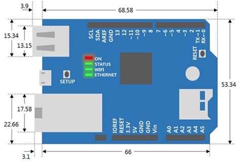 Arduino Shield Dimensions