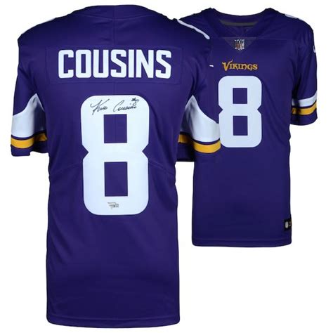 Kirk Cousins Signed Vikings Jersey (Fanatics Hologram)