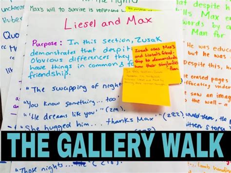 The Gallery Walk - Learning in Room 213