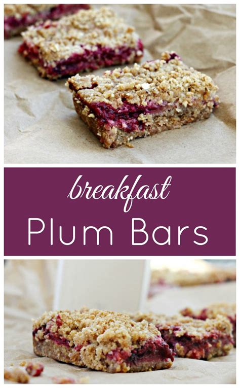 Plum Breakfast Bars - Clever Housewife | Recipe | Plum recipes, Plum dessert, Fruit recipes