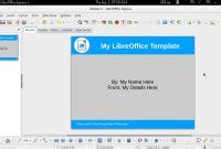 How To Create Simple Libreoffice Impress Presentation Template ...