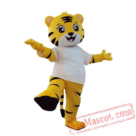 Tiger Mascot Costume for Adults