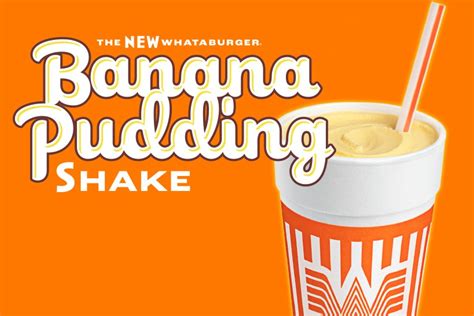 Go Bananas for the All-New Whataburger Banana Pudding Shake!