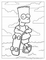 44 Simpsons Coloring Pages Free PDF Printables sketch template