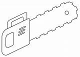 Chainsaw coloring Page  ColouringPages sketch template
