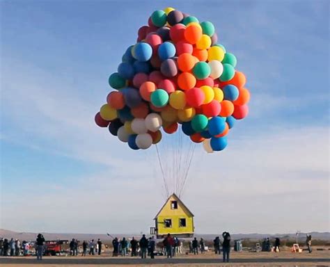 The Flying House from Up Built In Real Life – Spot Cool Stuff: Entertainment