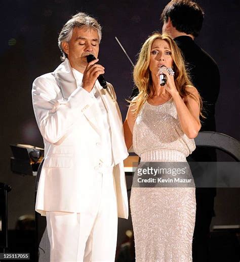 188 Andrea Bocelli Celine Dion Photos & High Res Pictures - Getty Images