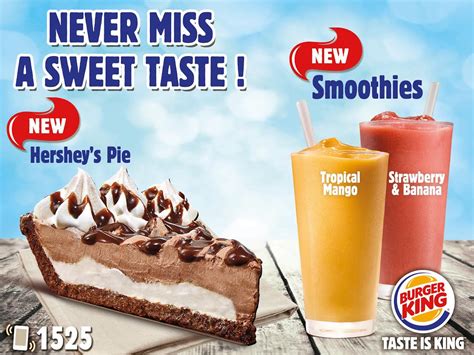 BURGER KING® Lebanon expands dessert menu with premium smoothies and Sundae Pie | Prwebme