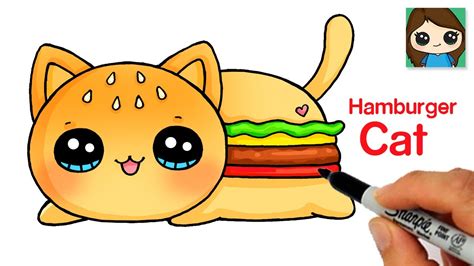 How to Draw a Hamburger Cat 🍔 Aphmau MeeMeows - YouTube