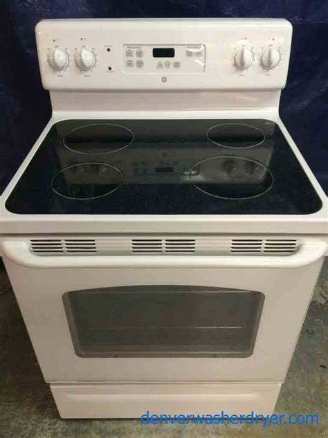 Large Images for GE Glass Top Stove, Self Cleaning, Great Condition! - #1715