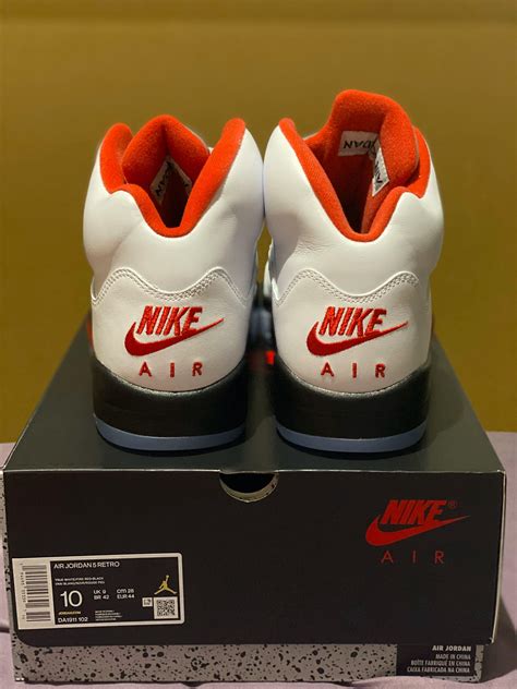 Nike Air Jordan 5 Retro ( fire red ), Men's Fashion, Footwear, Sneakers on Carousell