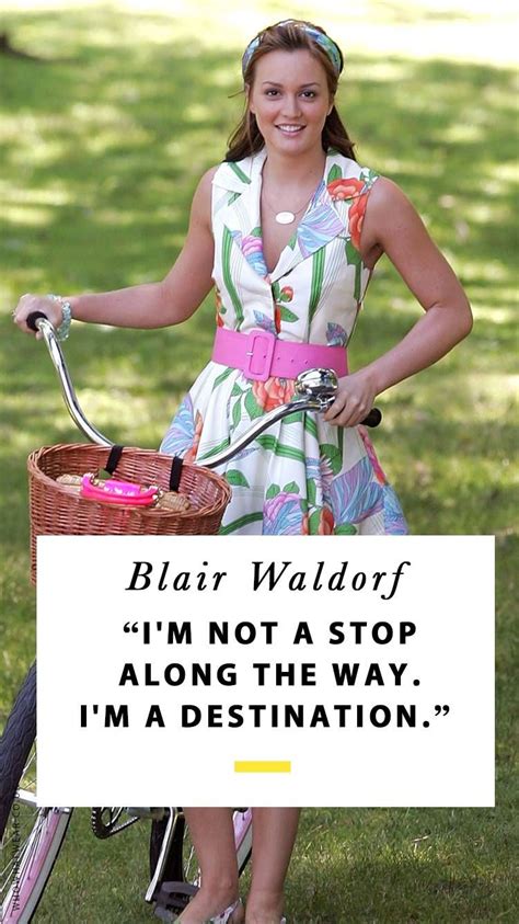 Blair Quotes, Blair Waldorf Quotes, Blair Waldorf Outfits, Gossip Girl Outfits, Gossip Girl ...