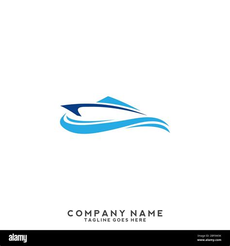 Speed boat logo design template ,Sea boat logo design concept ,Vector illustration Stock Vector ...