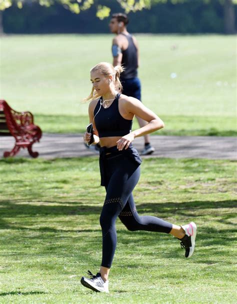 Arabella Chi - Workout candids in the park in London-10 | GotCeleb