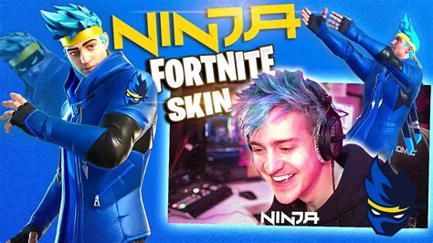 I HAVE A FORTNITE SKIN!!! #ninjaskin - YouTube