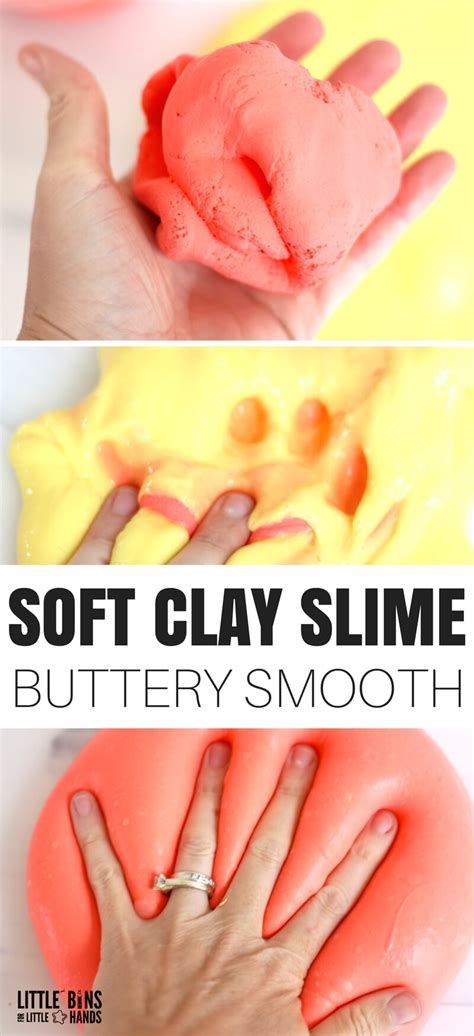 How To Make Clay Slime - Little Bins for Little Hands