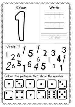 Printable Number Sense Numeracy Worksheets |Preschool Numeracy| Early Years Educ