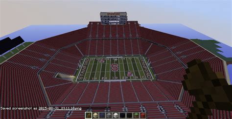 Stanford Stadium, American Football Stadium Minecraft Map